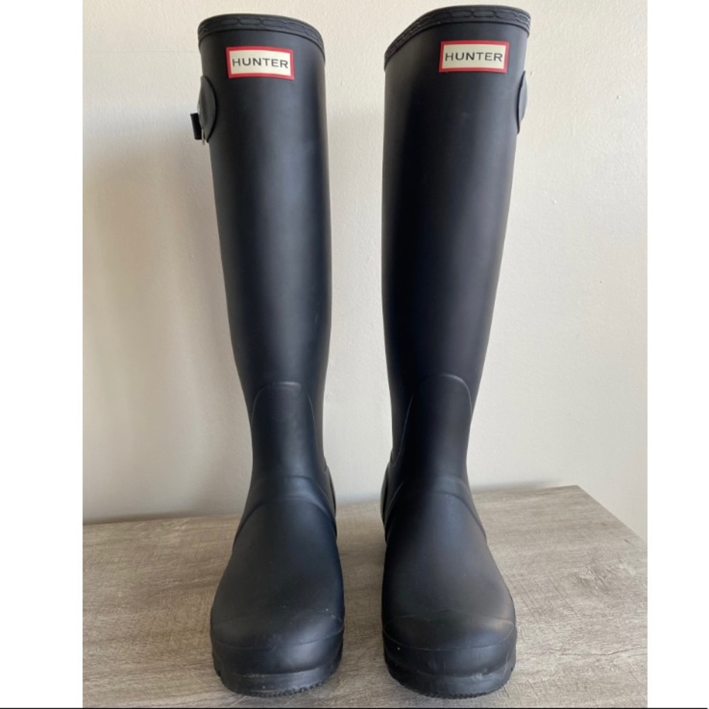 Hunter Rainboots - Tall Matte Black